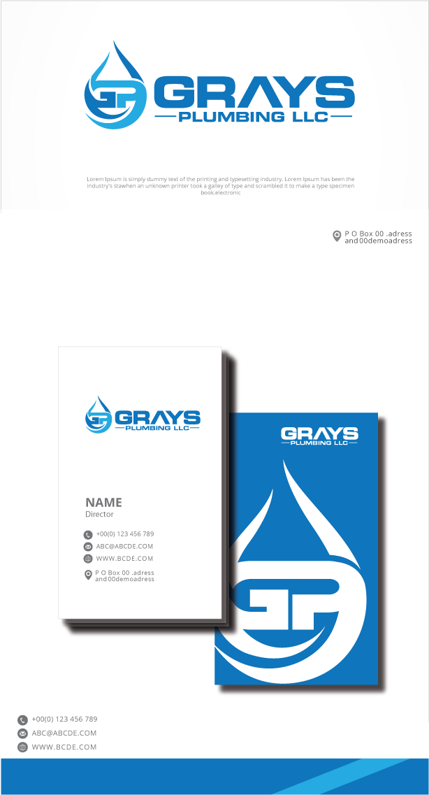 Design de Logo par graphicevolution pour Grays Plumbing LLC  | Design #28656103