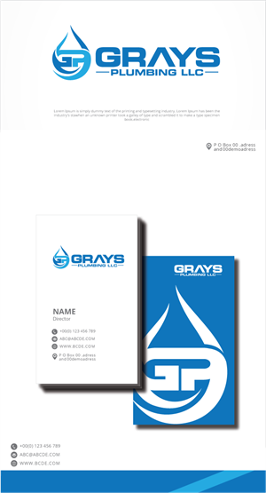 Logo Design by graphicevolution for Grays Plumbing LLC  | Design: #28656103
