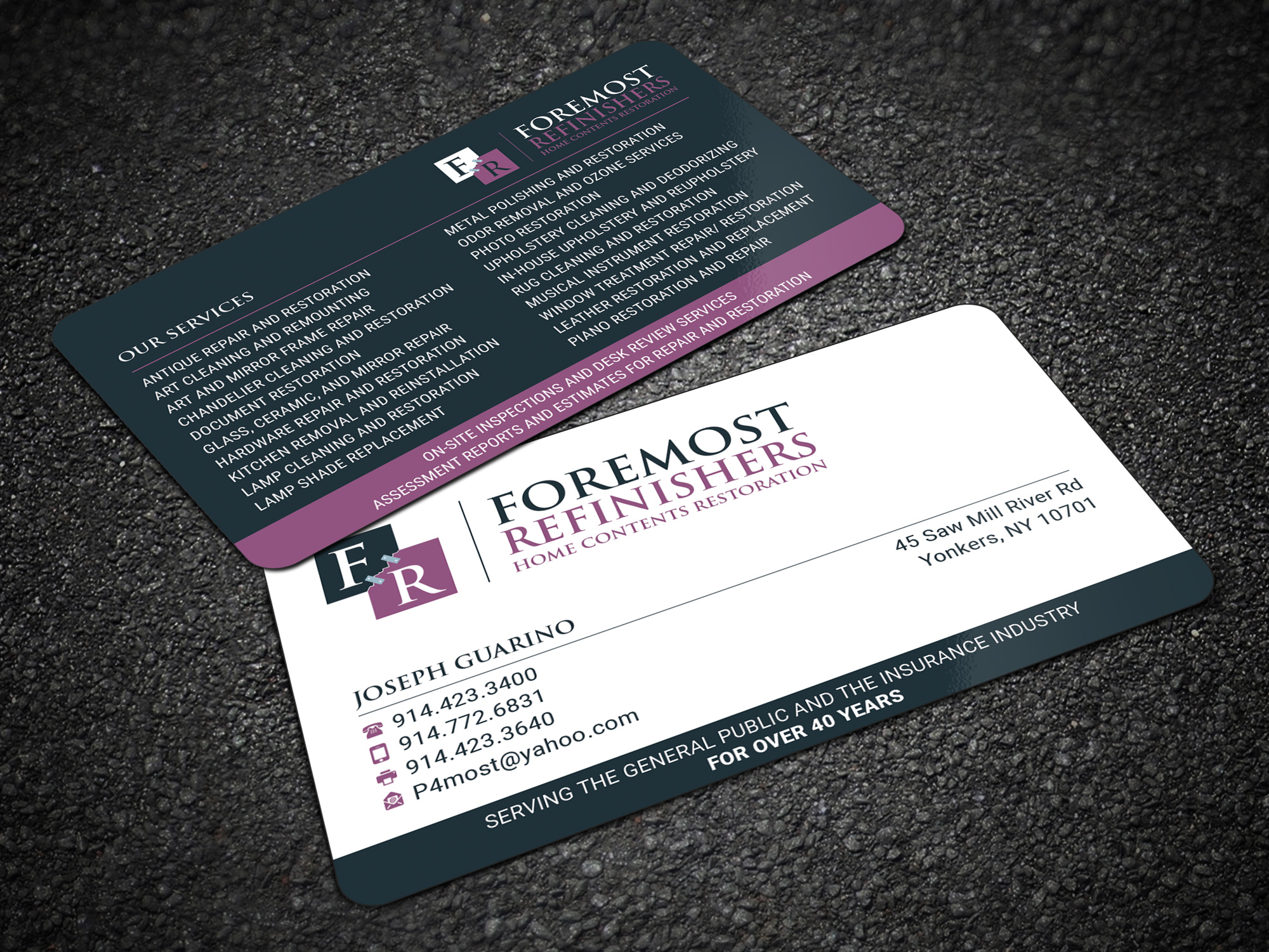 Diseño de Tarjeta de Presentación por Sandaruwan para Foremost Refinishers | Diseño #28664300