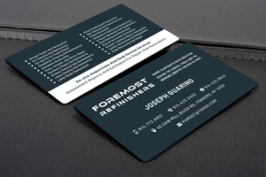 Business Card Design by Creative Moon Design for Foremost Refinishers | Design: #28665080