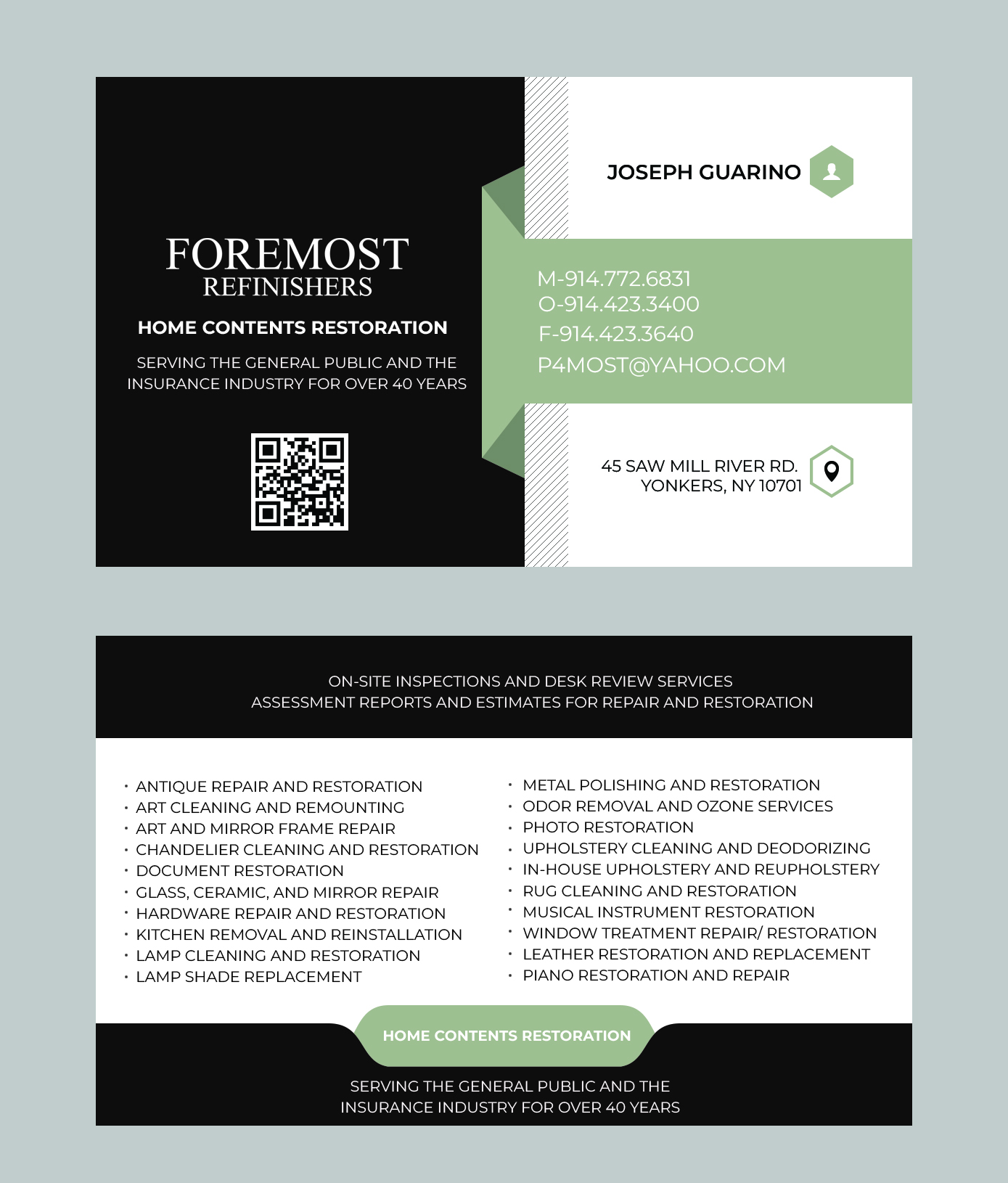 Design de Carte de Visite par #hashtag_DEsigN pour Foremost Refinishers | Design #28657840