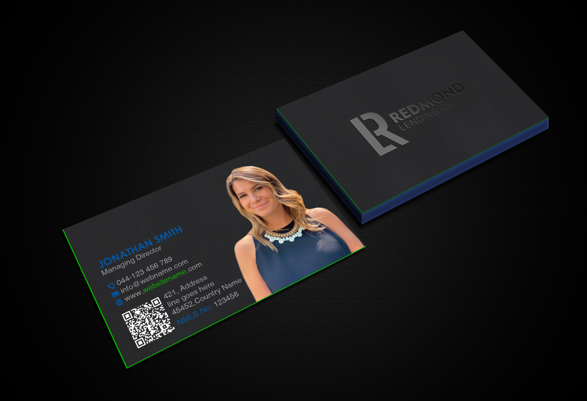 Business Card Design by Creations Box 2015 for Redmond Lending Group | Design #28663690
