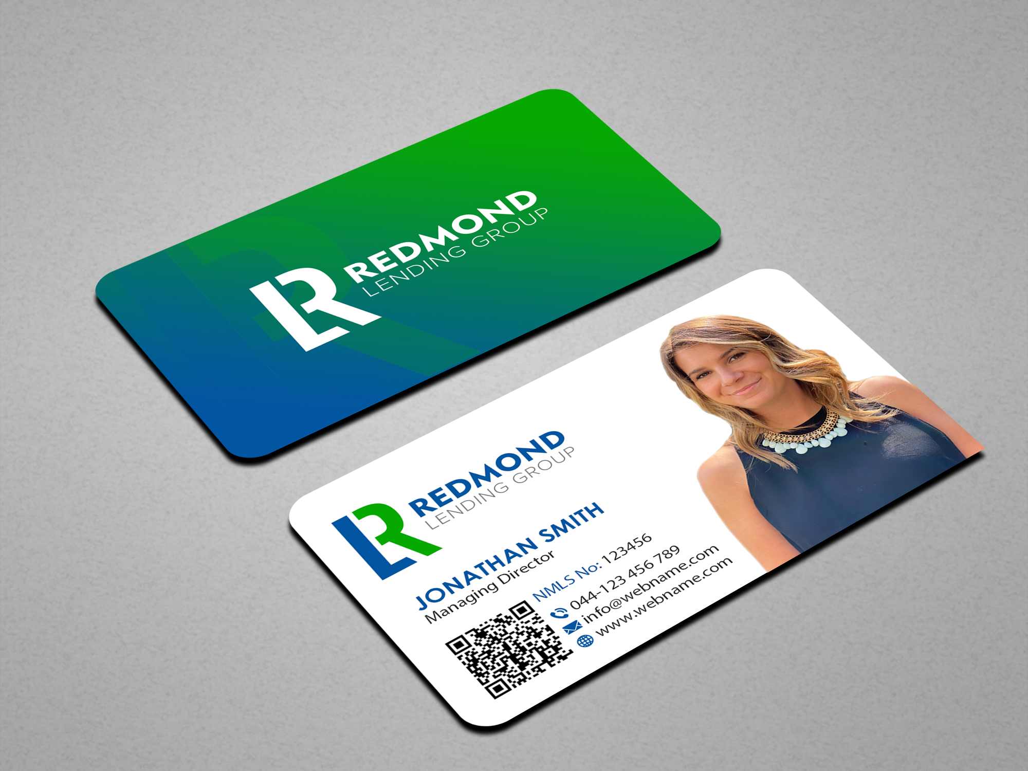 Business Card Design by Creations Box 2015 for Redmond Lending Group | Design #28663691