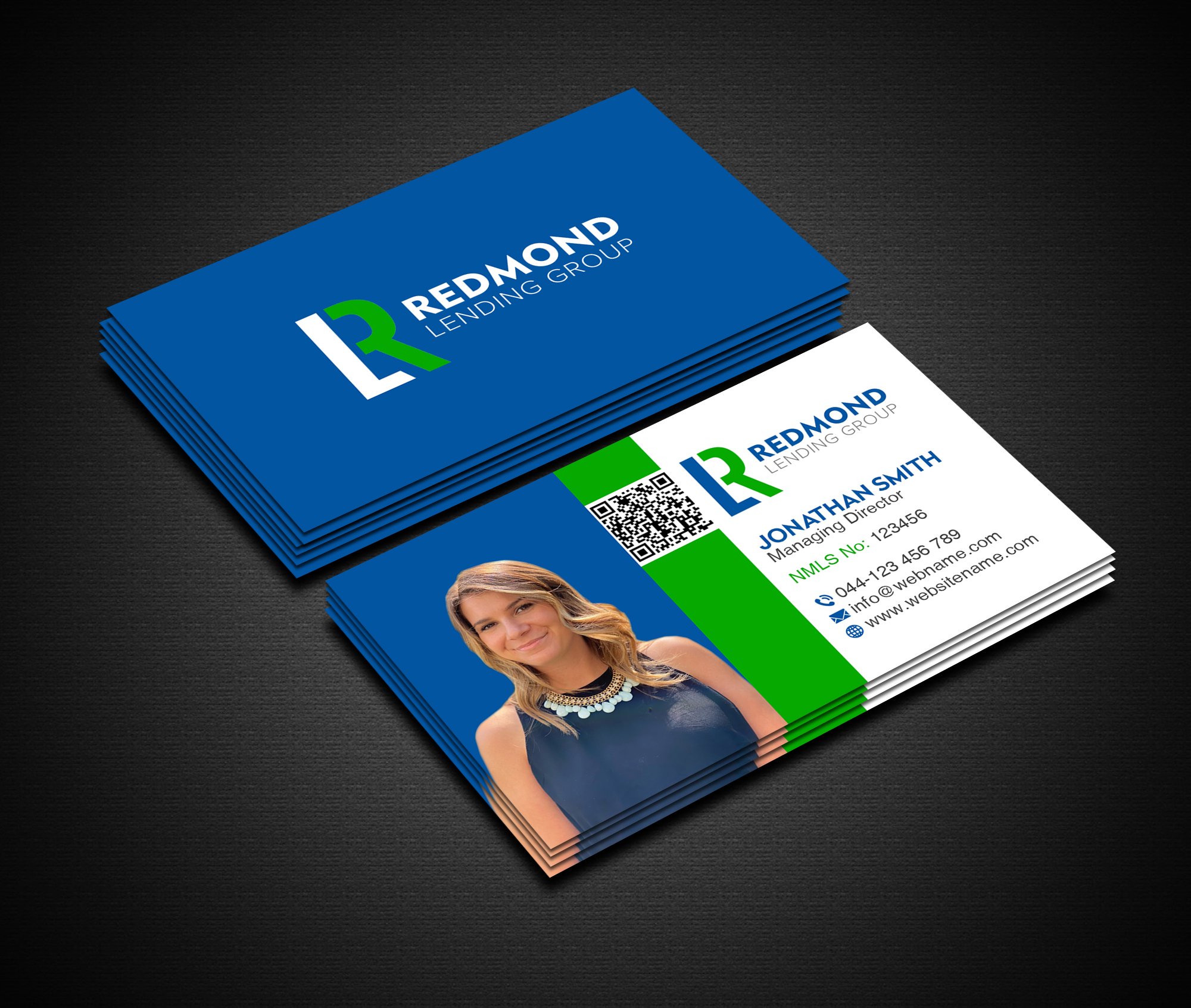 Business Card Design by Creations Box 2015 for Redmond Lending Group | Design #28666339