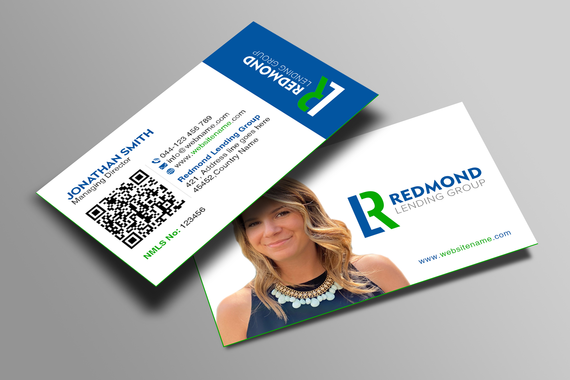 Business Card Design by Creations Box 2015 for Redmond Lending Group | Design #28666345