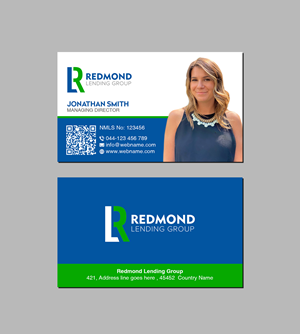 Design de Carte de Visite par Creations Box 2015 pour Redmond Lending Group | Design : #28669681