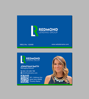 Design de Carte de Visite par Creations Box 2015 pour Redmond Lending Group | Design : #28669687