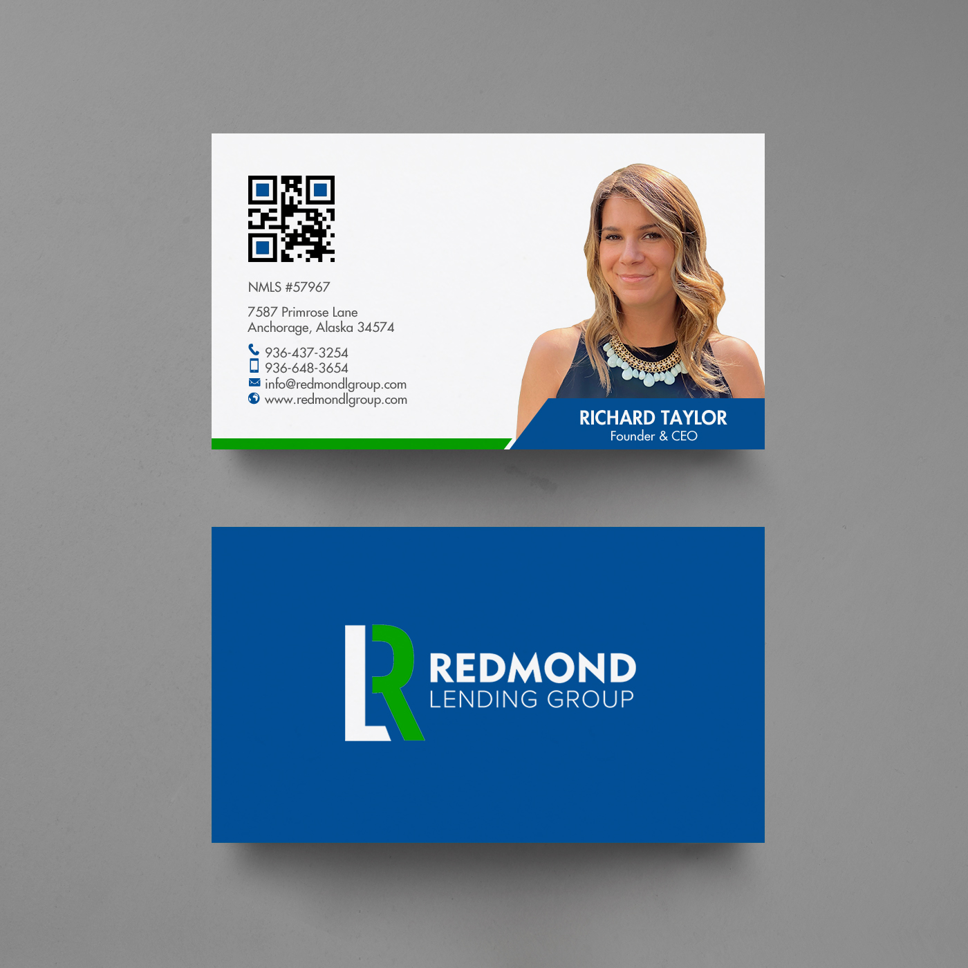 Business Card Design by chandrayaan.creative for Redmond Lending Group | Design #28661428