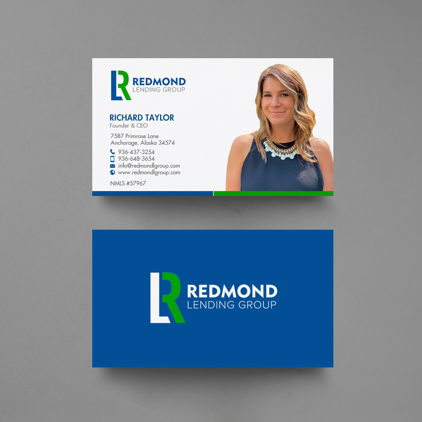 Visitenkarten-Design von chandrayaan.creative für Redmond Lending Group | Design #28673609