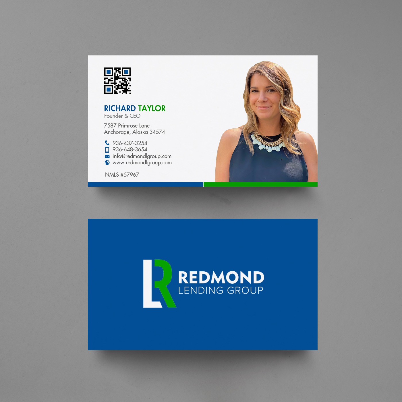 Business Card Design by chandrayaan.creative for Redmond Lending Group | Design #28673653