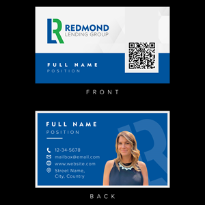 Design de Carte de Visite par fullm0on pour Redmond Lending Group | Design #28659178