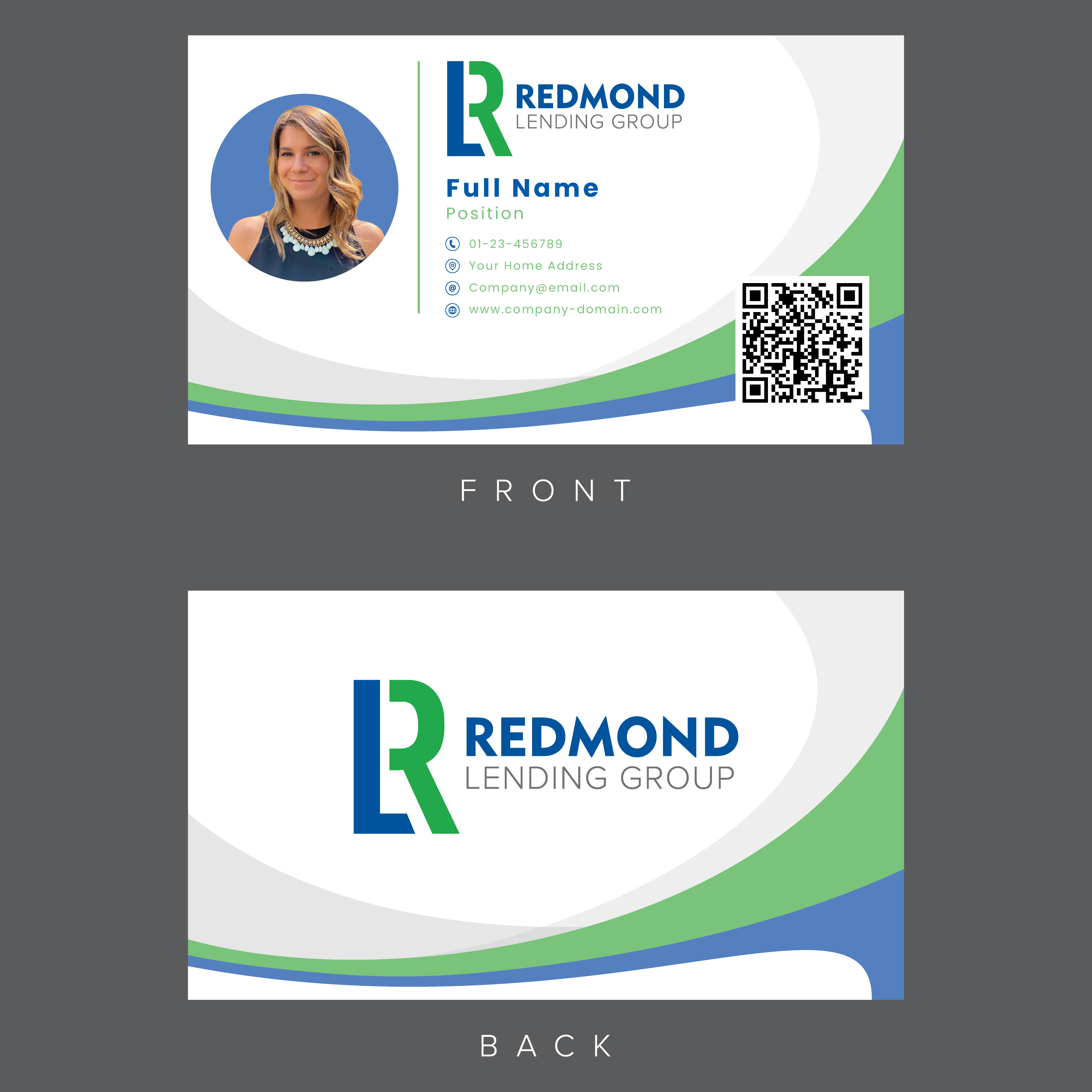 Business Card Design by fullm0on for Redmond Lending Group | Design #28659232