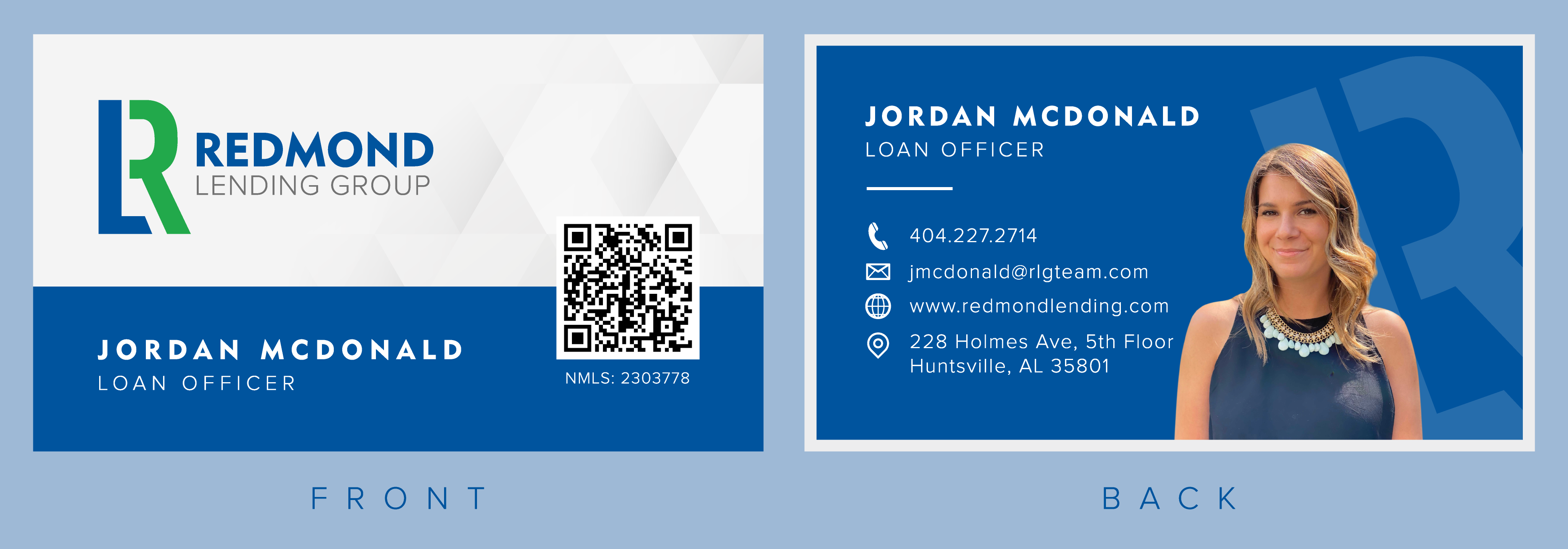Business Card Design by fullm0on for Redmond Lending Group | Design #28672165