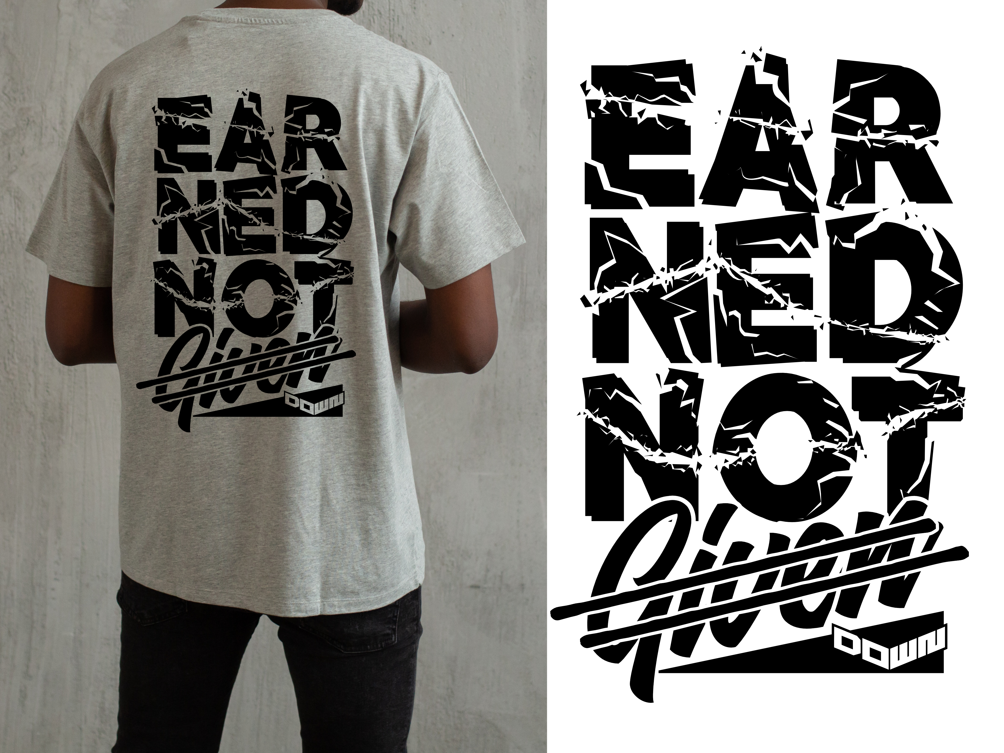 Diseño de Camiseta por ArrowGraphicDesign para DOWN APPAREL | Diseño #28678067