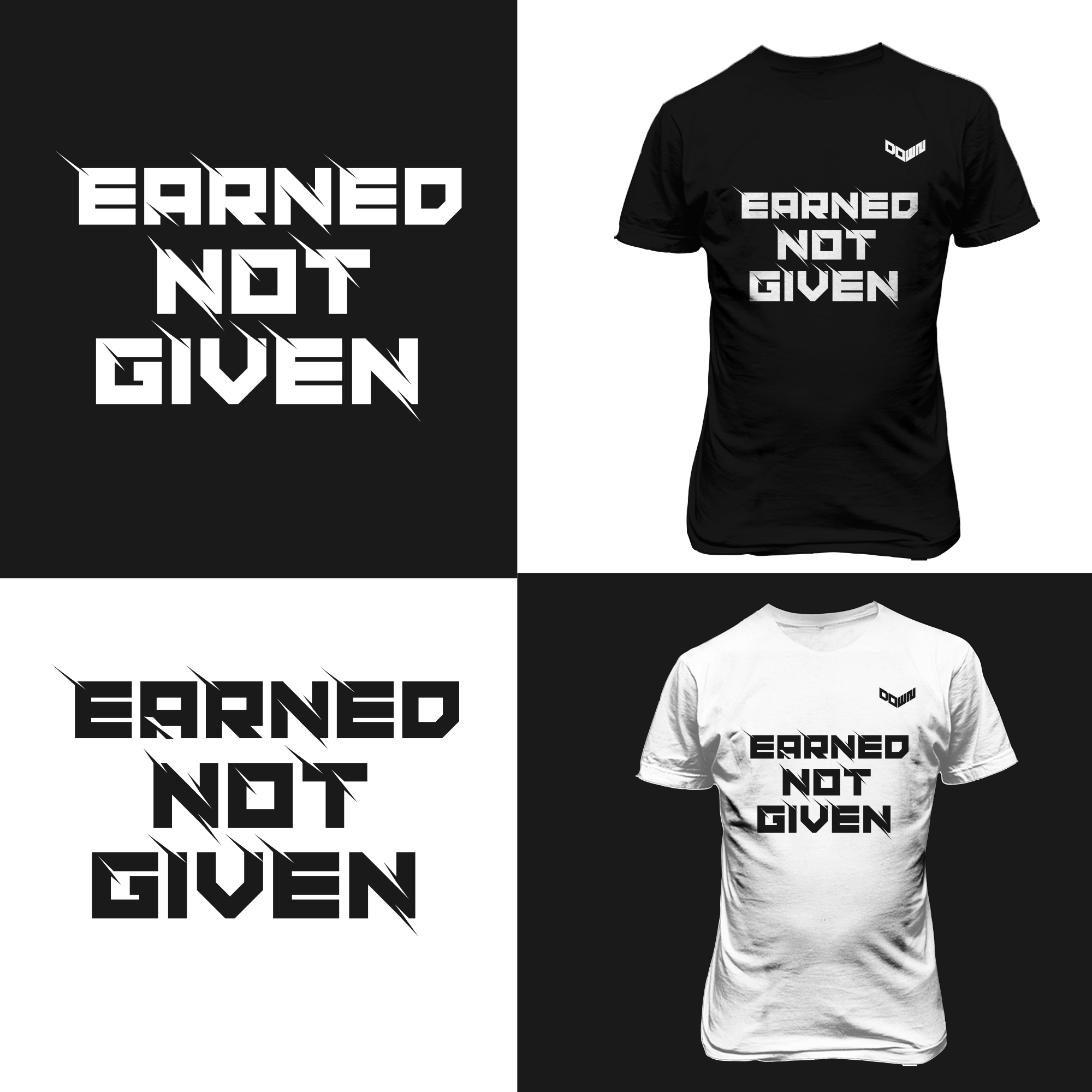 T-shirt Design by Devondad for DOWN APPAREL | Design #28660407