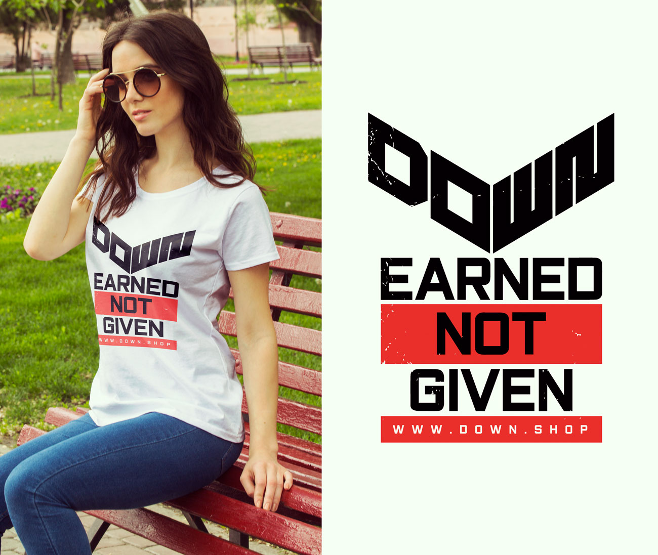 T-shirt Design by Impressive Sol for DOWN APPAREL | Design #28661833