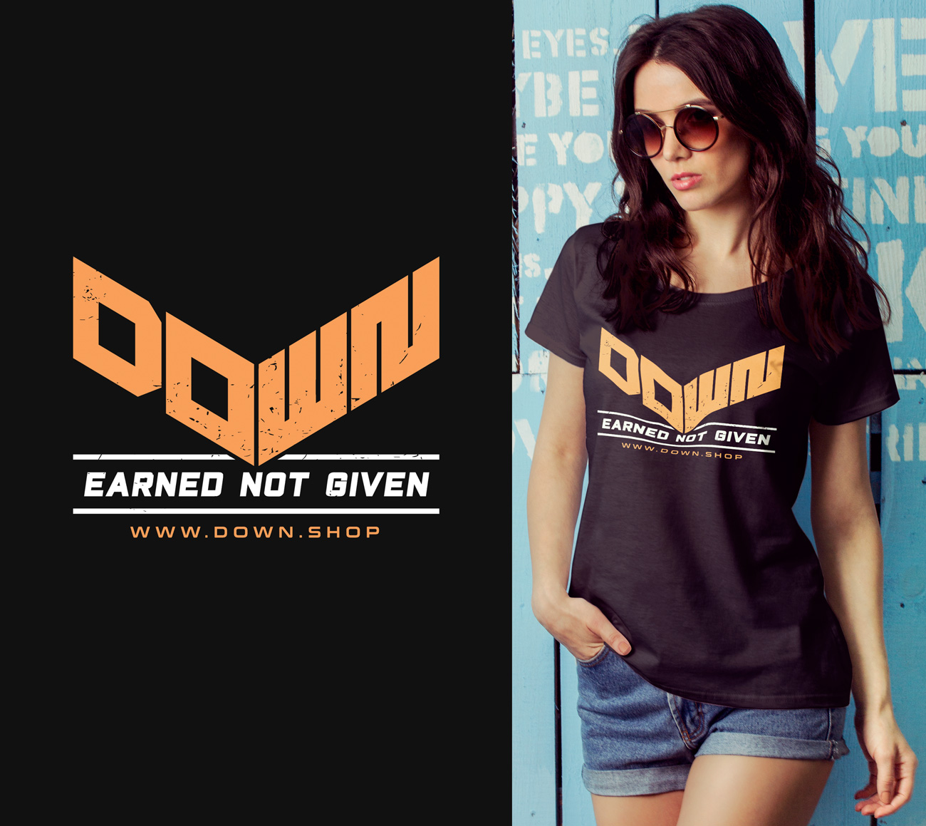 Design de T-shirt par Impressive Solutions pour DOWN APPAREL | Design #28661834