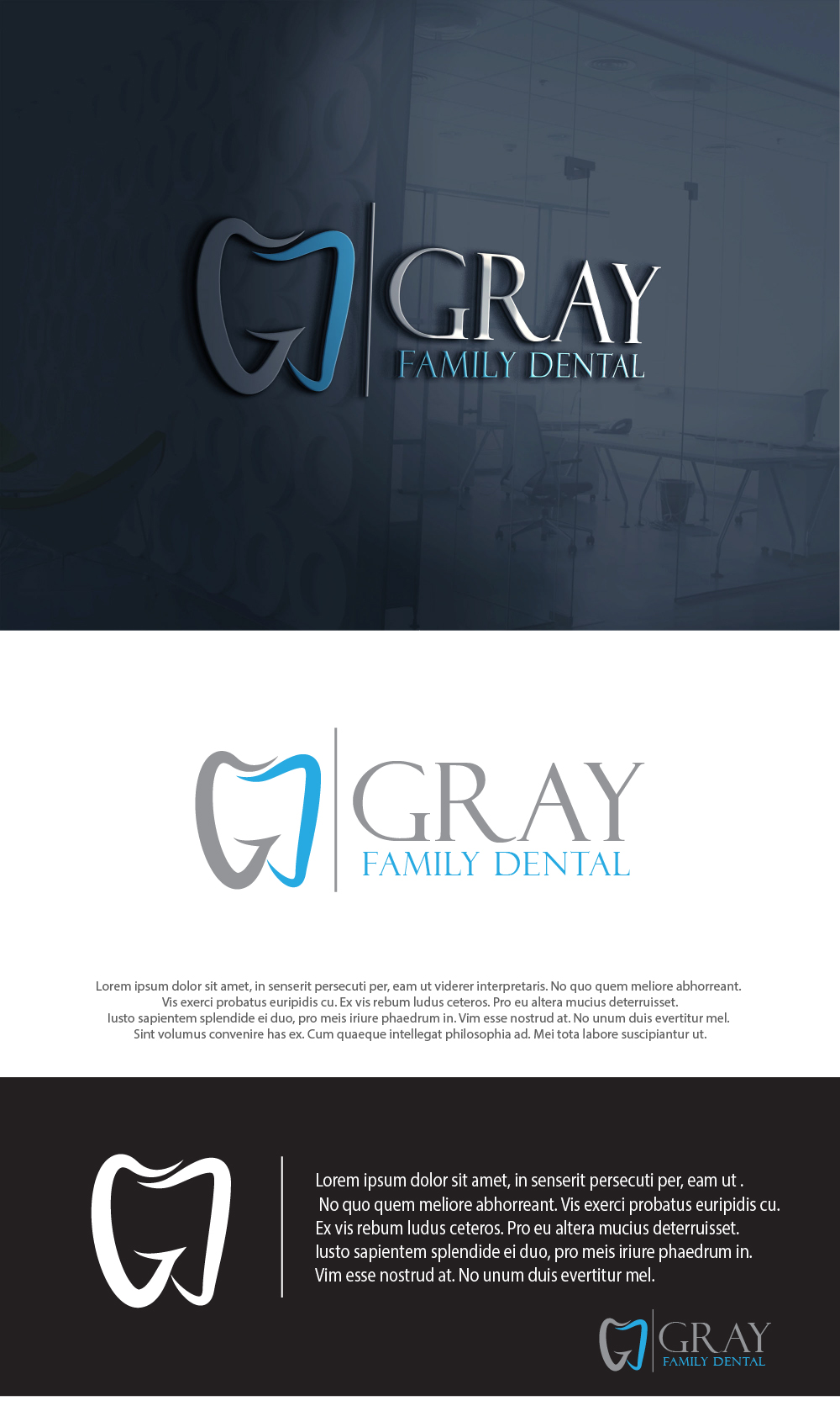 Logo-Design von farady für Gray Family Dental | Design #28662111