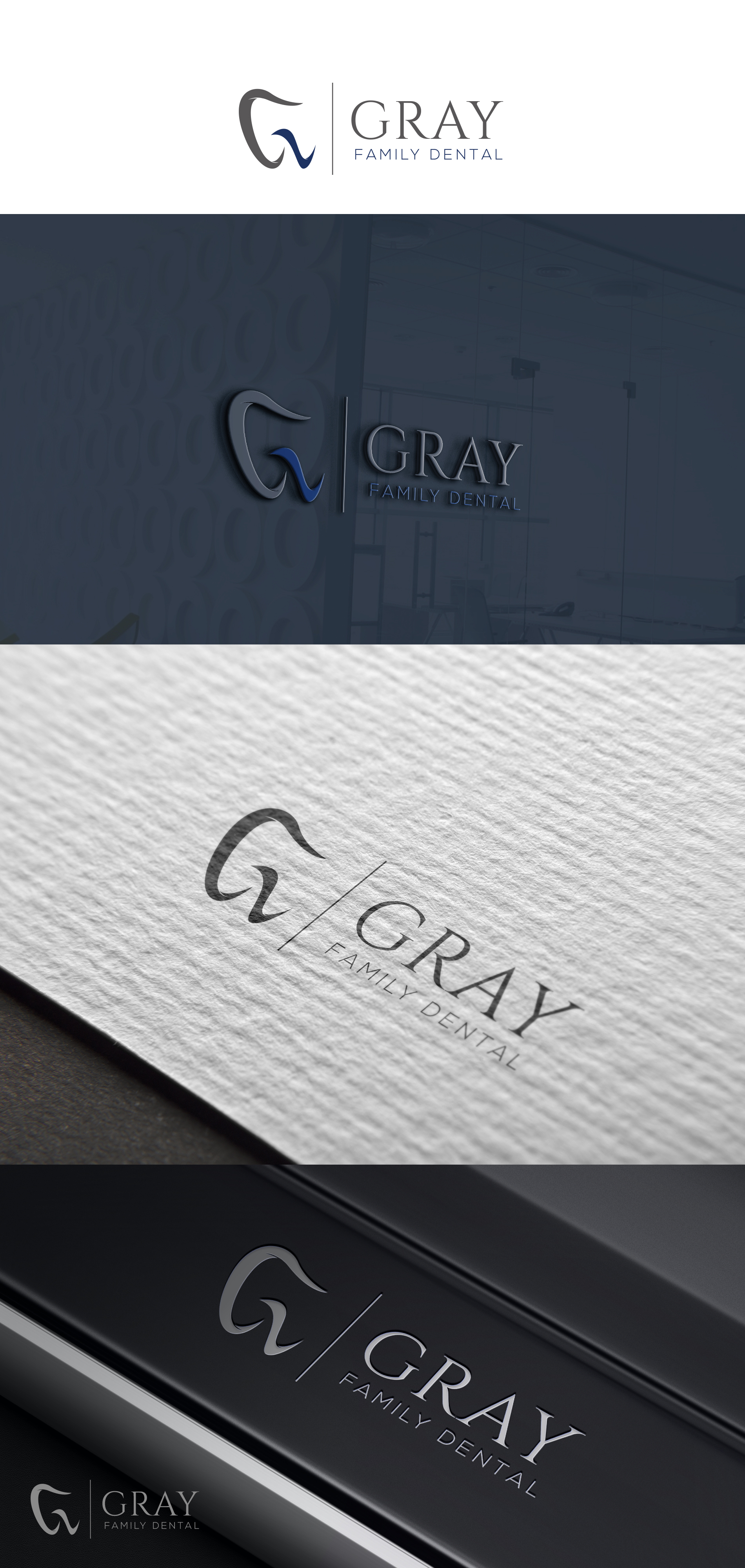 Logo-Design von juwel@islam für Gray Family Dental | Design #28660149