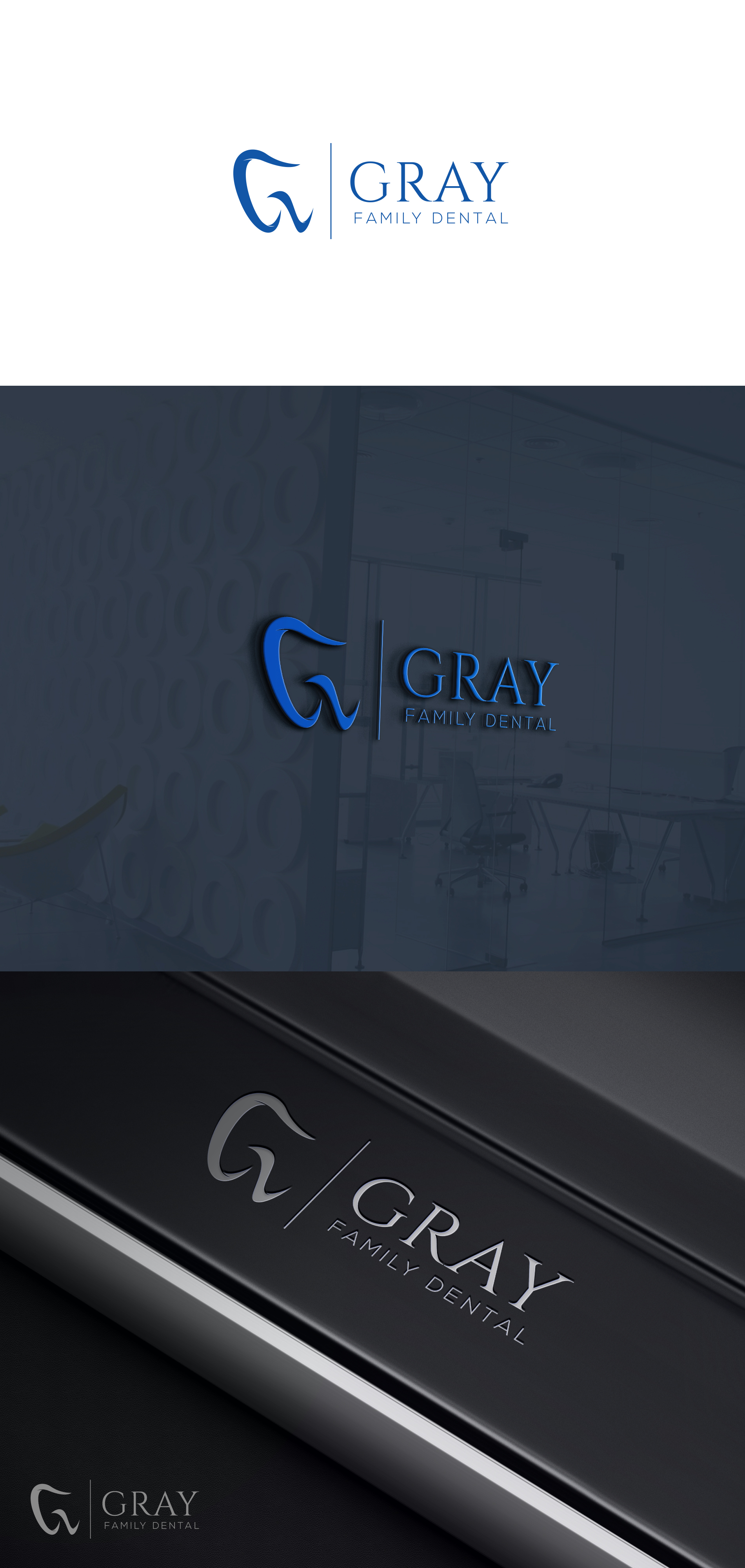 Logo Design by juwel@islam for Gray Family Dental | Design #28660180