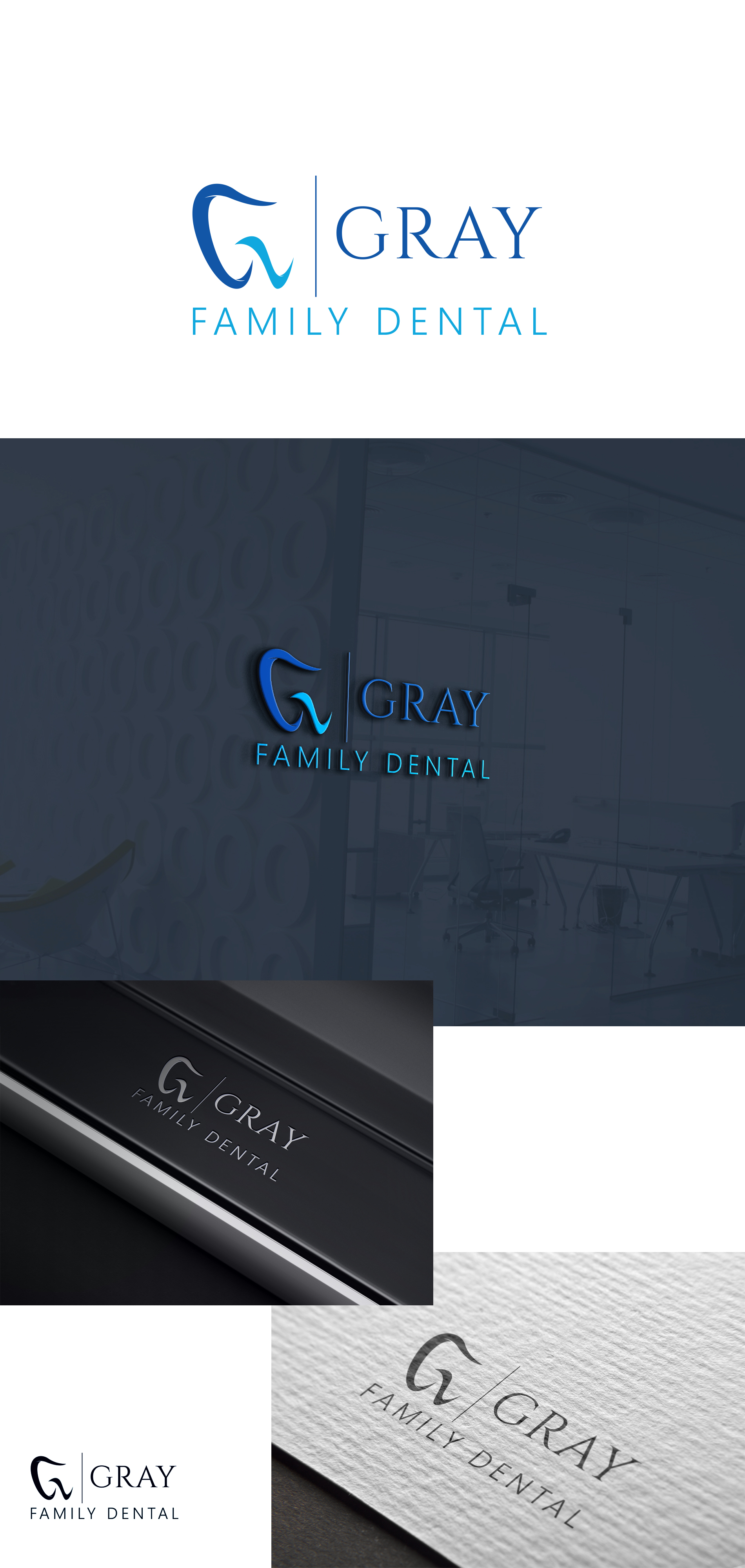 Logo-Design von juwel@islam für Gray Family Dental | Design #28660724