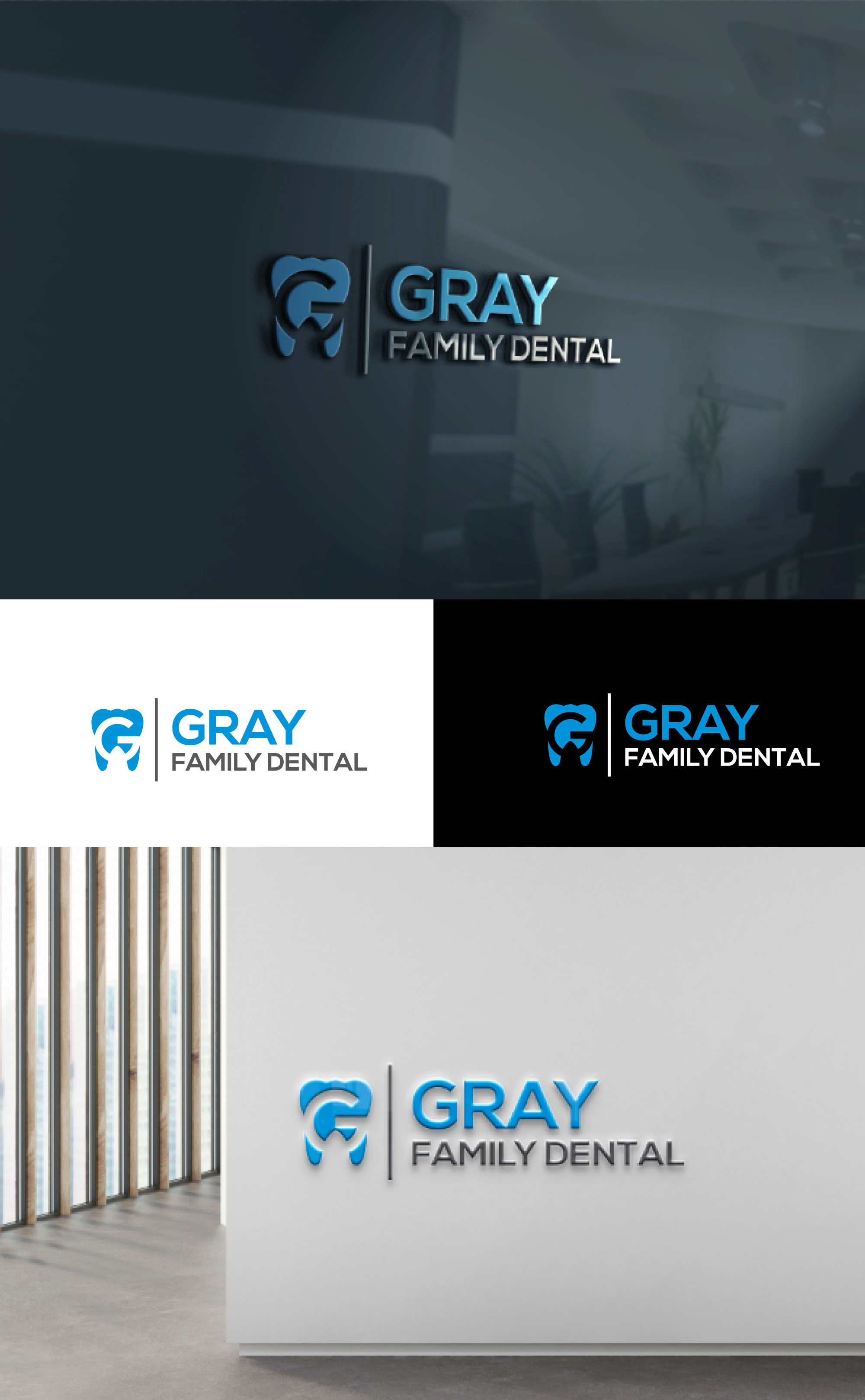 Logo Design by Mi Design1 for Gray Family Dental | Design #28659768