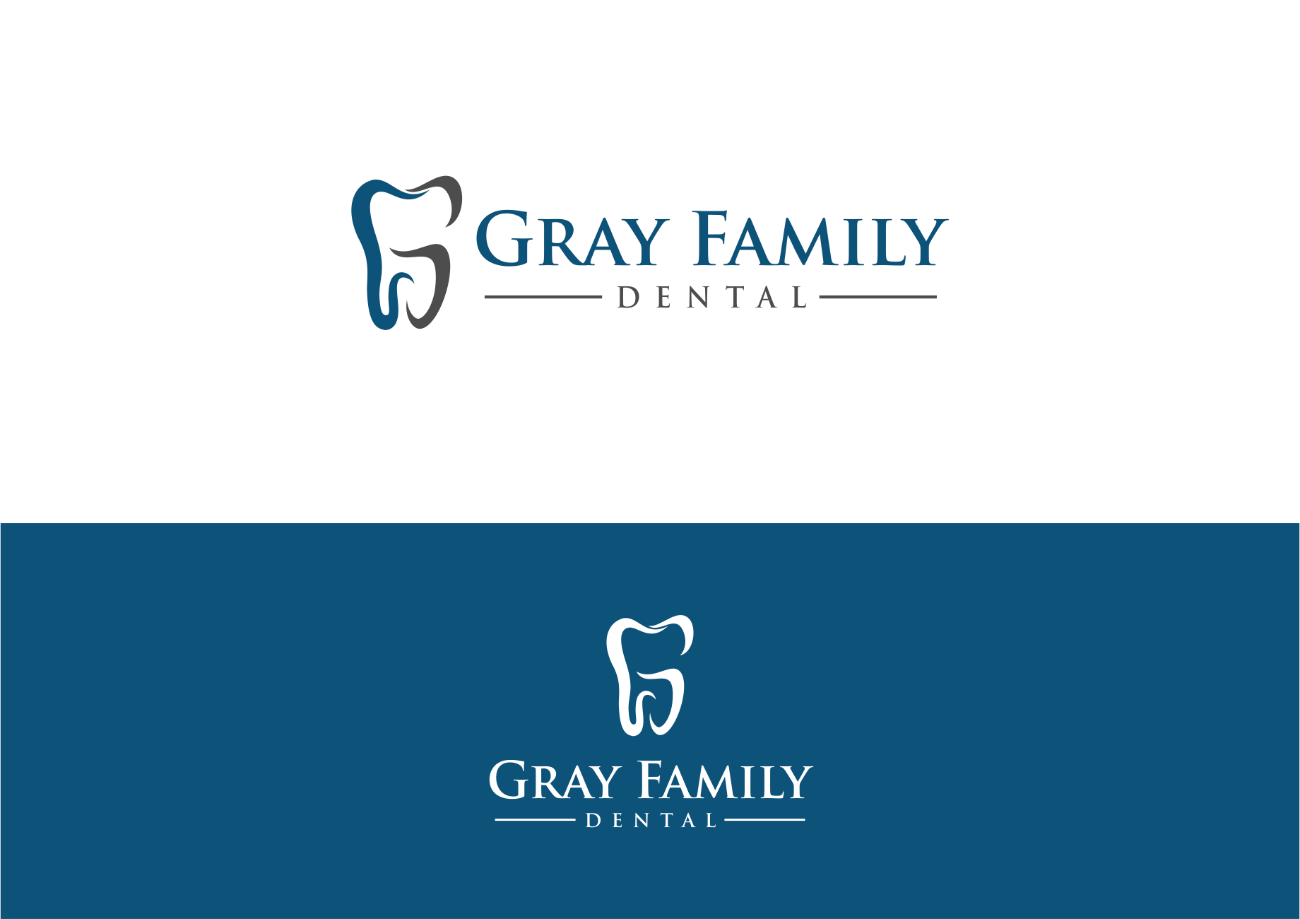 Logo-Design von Atiek für Gray Family Dental | Design #28665386