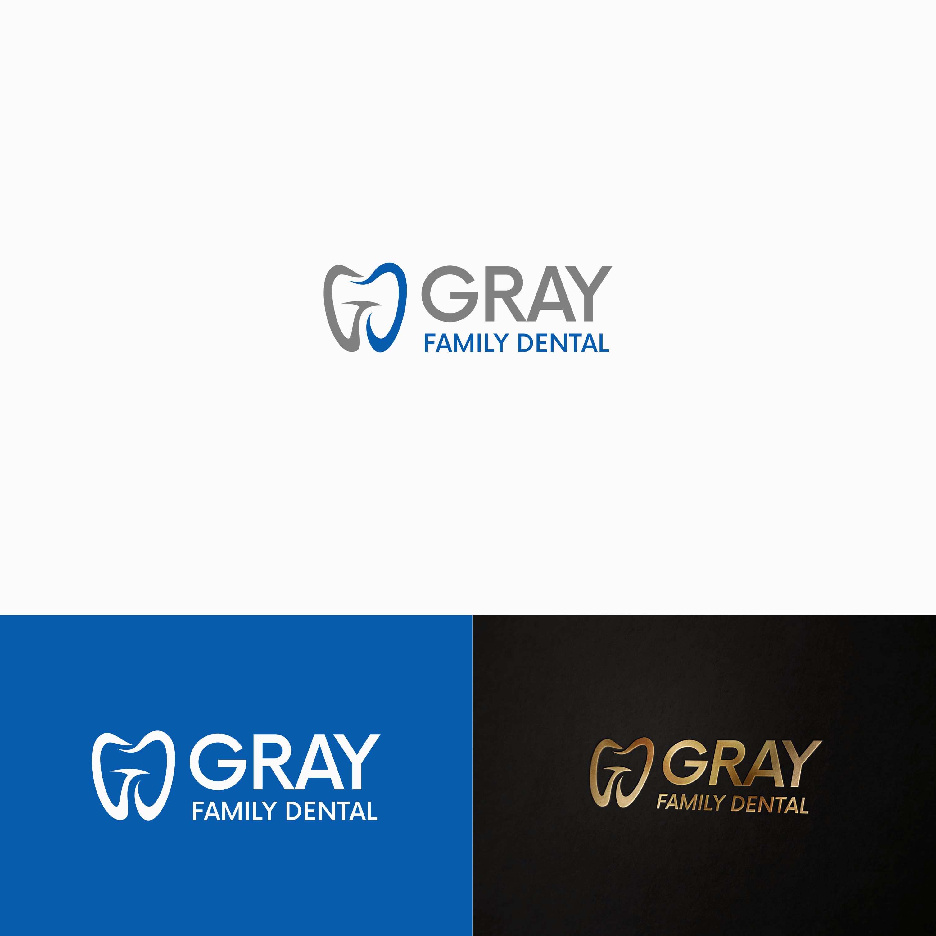 Logo-Design von R!CKY für Gray Family Dental | Design #28663488