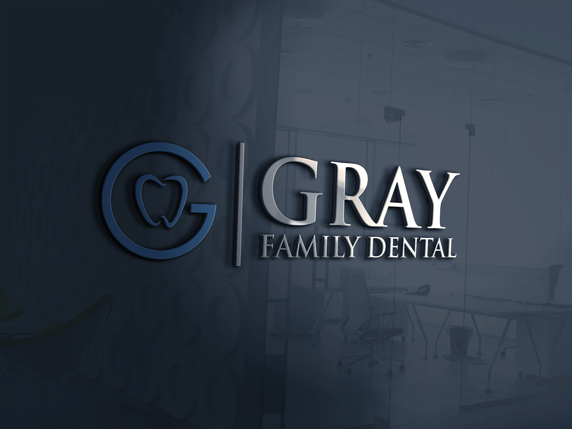 Logo Design by equinoxdizain for Gray Family Dental | Design #28660522