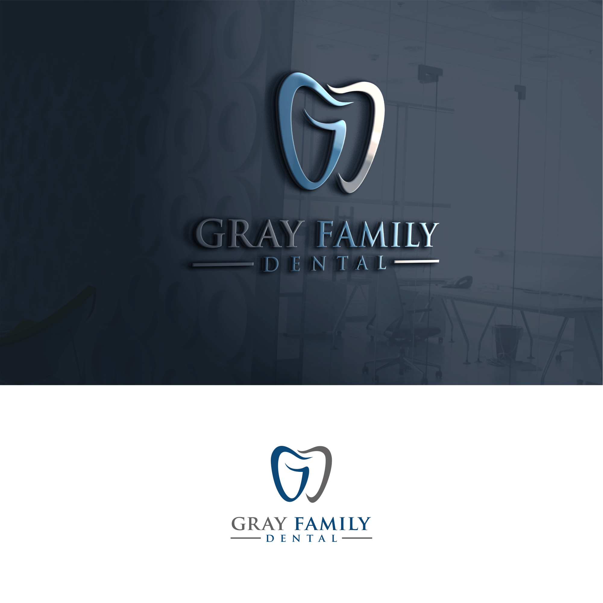 Logo Design by DesignFirst for Gray Family Dental | Design #28664149