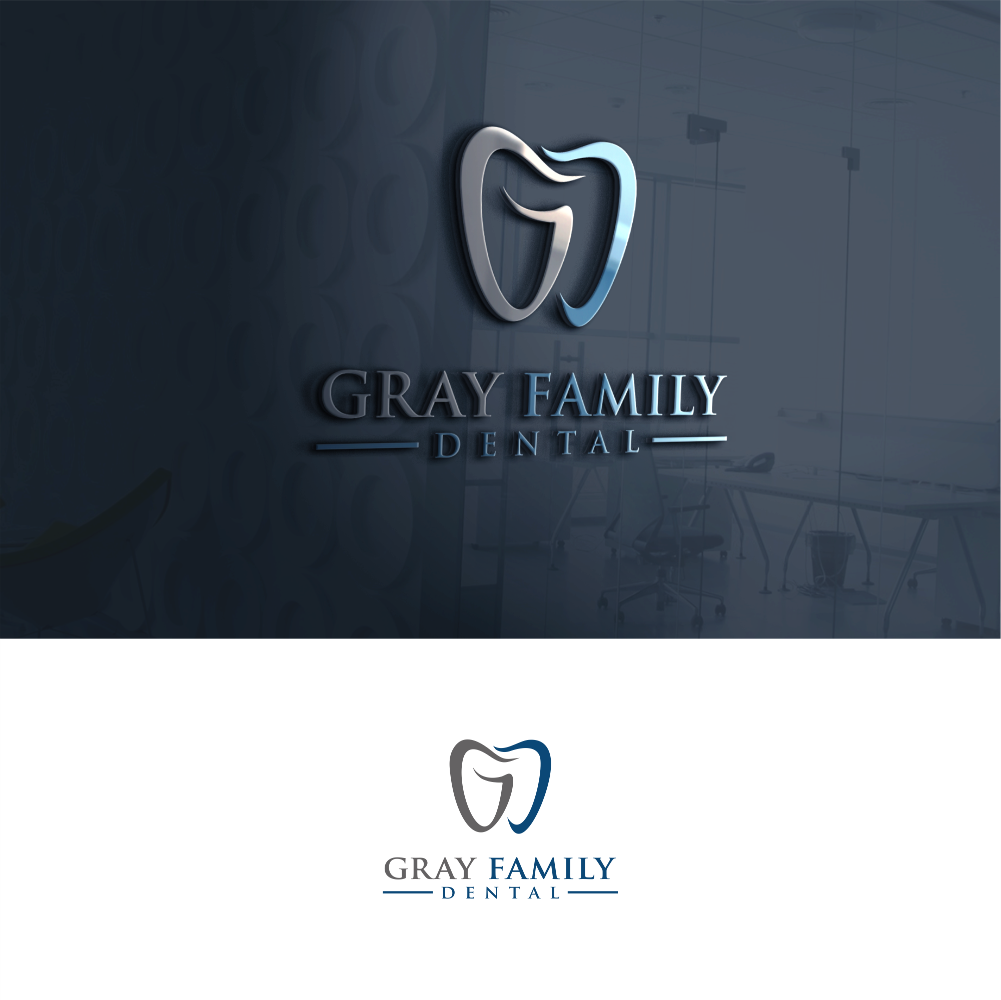Logo Design by DesignFirst for Gray Family Dental | Design #28664164