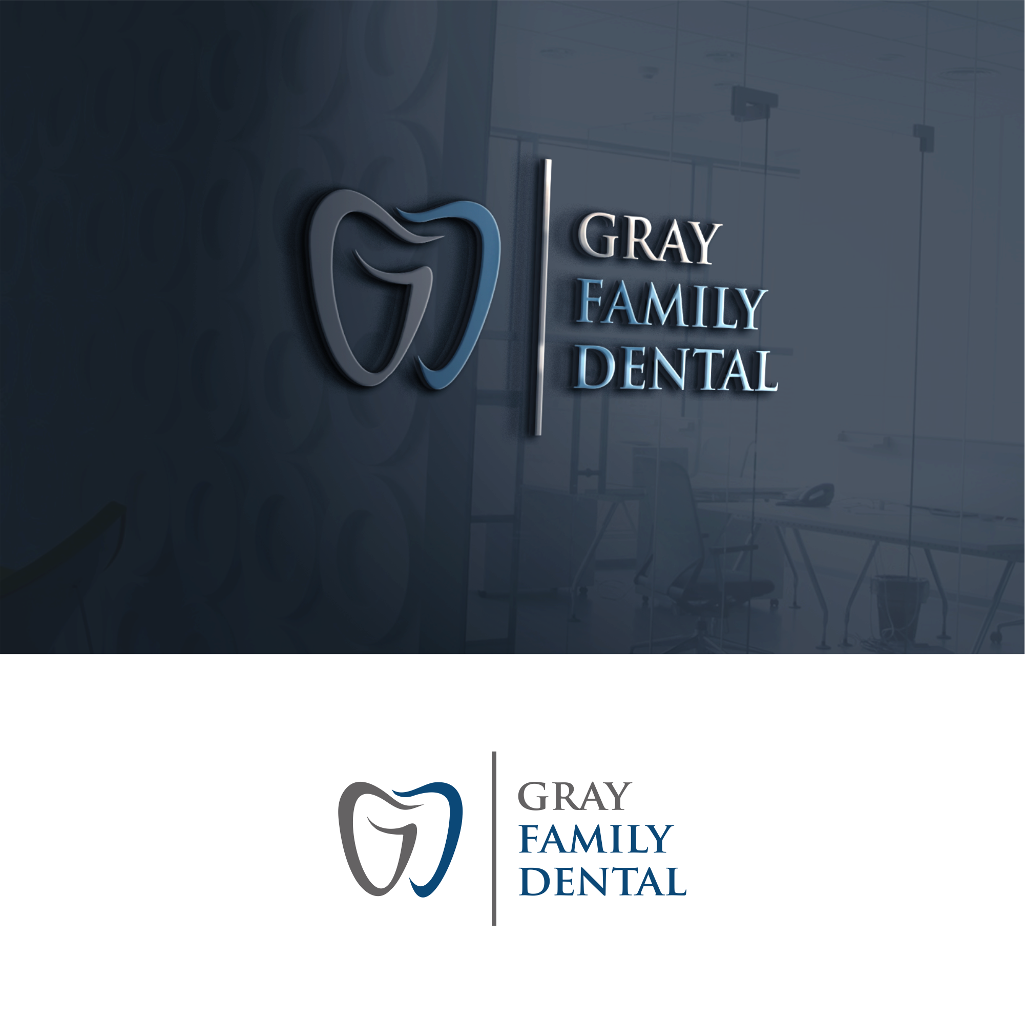 Diseño de Logo por DesignFirst para Gray Family Dental | Diseño #28664209