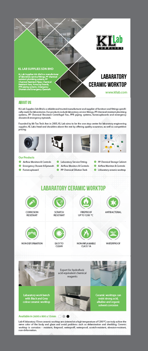 Catalogue Design by alex989 for KL LAB SUPPLIES SDN BHD | Design: #28662193