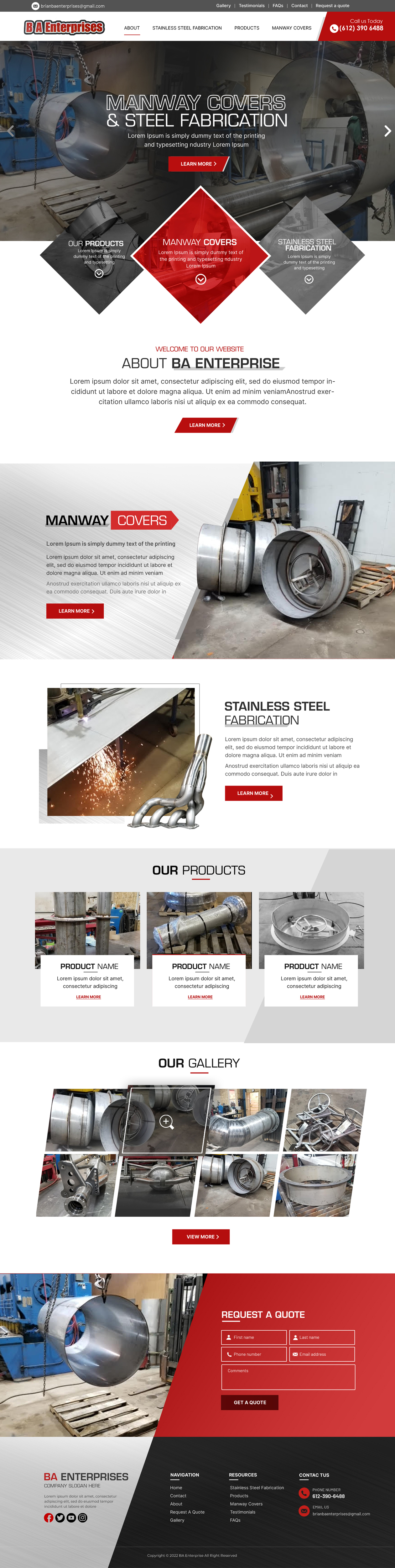Web Design by Blue Sparrow for WebDuck Designs | Design: #28664962