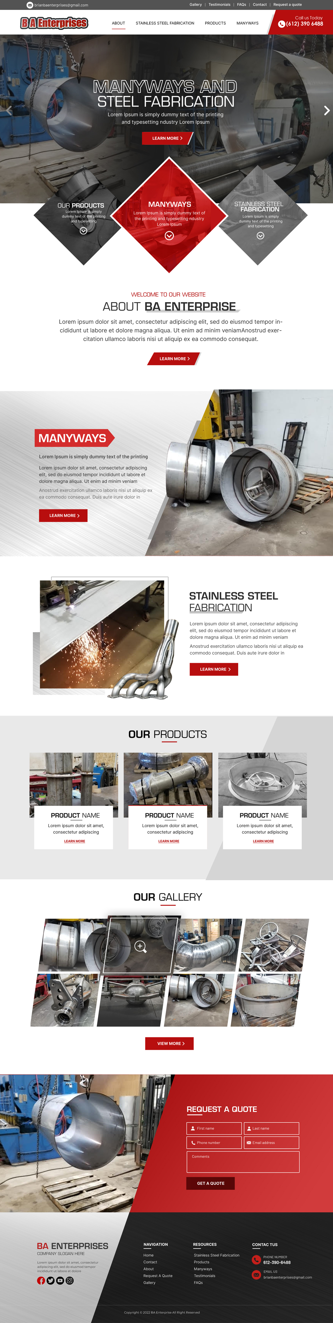 Web Design by Blue Sparrow for WebDuck Designs | Design #28695353