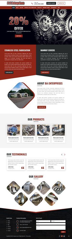 Web Design by pb for WebDuck Designs | Design: #28670276