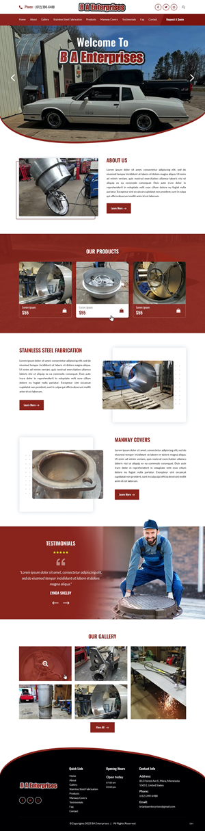 Web Design by pb for WebDuck Designs | Design: #28670279