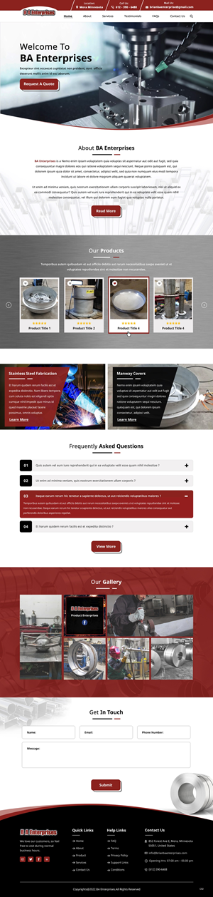 Web Design by pb for WebDuck Designs | Design: #28670281