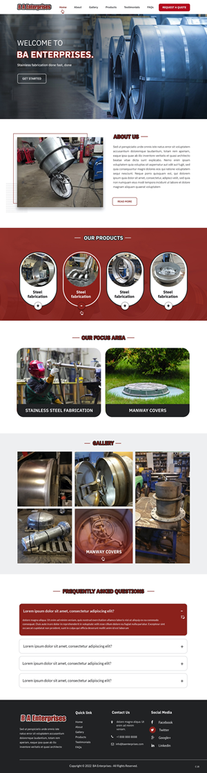 Web Design by pb for WebDuck Designs | Design: #28674868