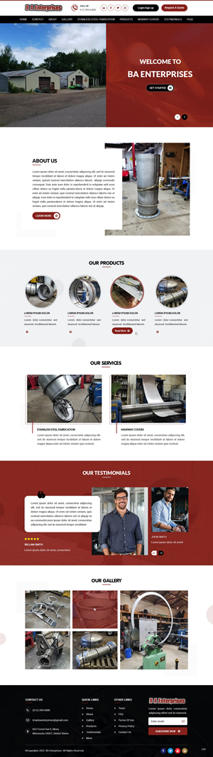 Web Design by pb for WebDuck Designs | Design: #28674869