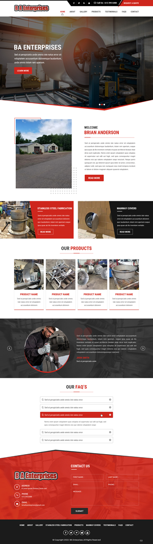 Web Design by pb for WebDuck Designs | Design: #28674871