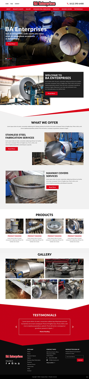 Web Design by pb for WebDuck Designs | Design: #28674877