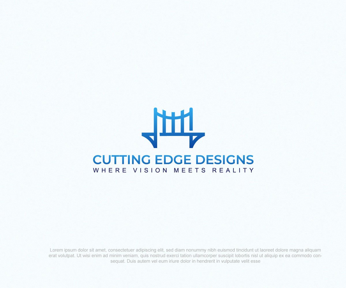 Logo Design by Niizam Uddin for Cutting Edge Designs, Co. | Design #28675774