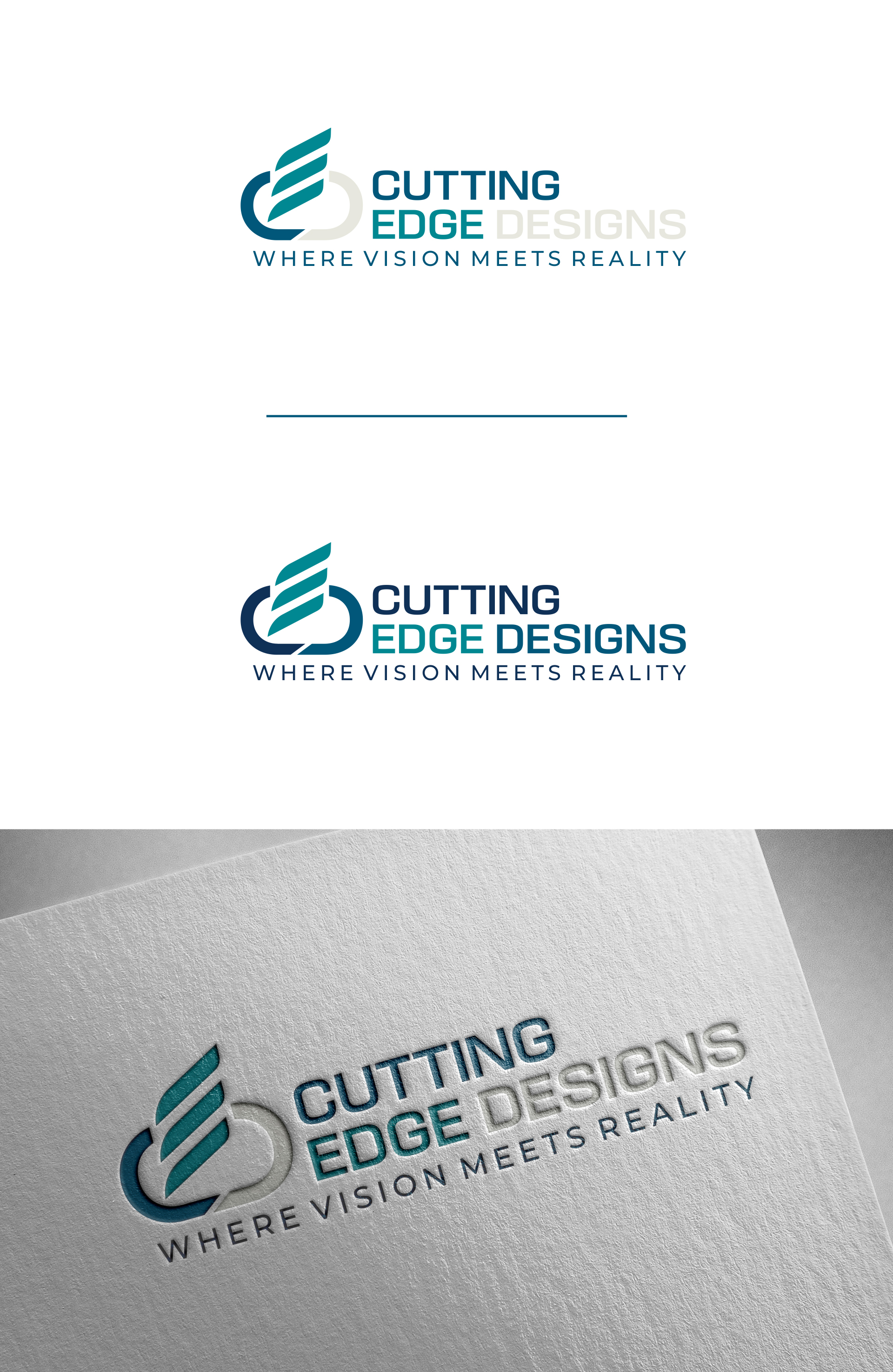 Logo Design by ARA Branding for Cutting Edge Designs, Co. | Design #28701595