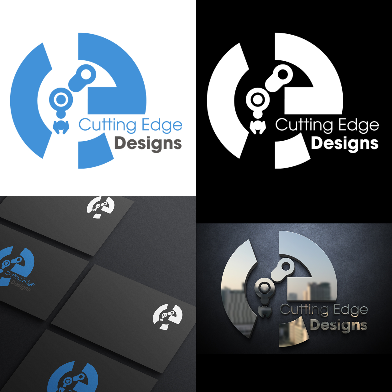 Logo Design by Djguzmanpaz for Cutting Edge Designs, Co. | Design #28695570