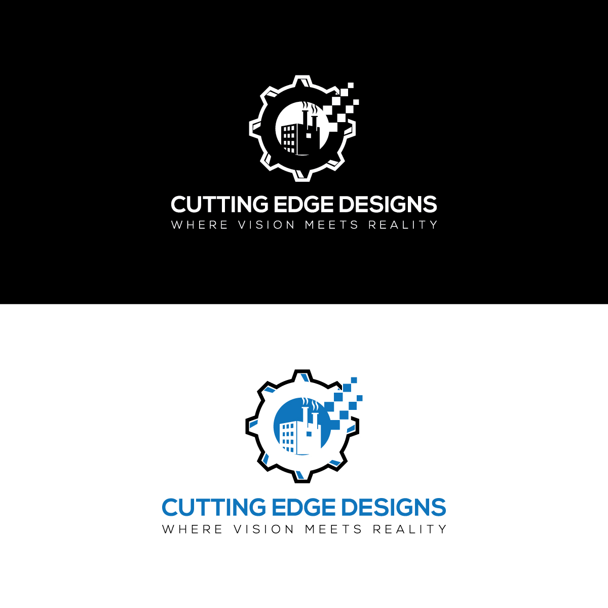 Logo Design by Deziners Zone for Cutting Edge Designs, Co. | Design #28669550