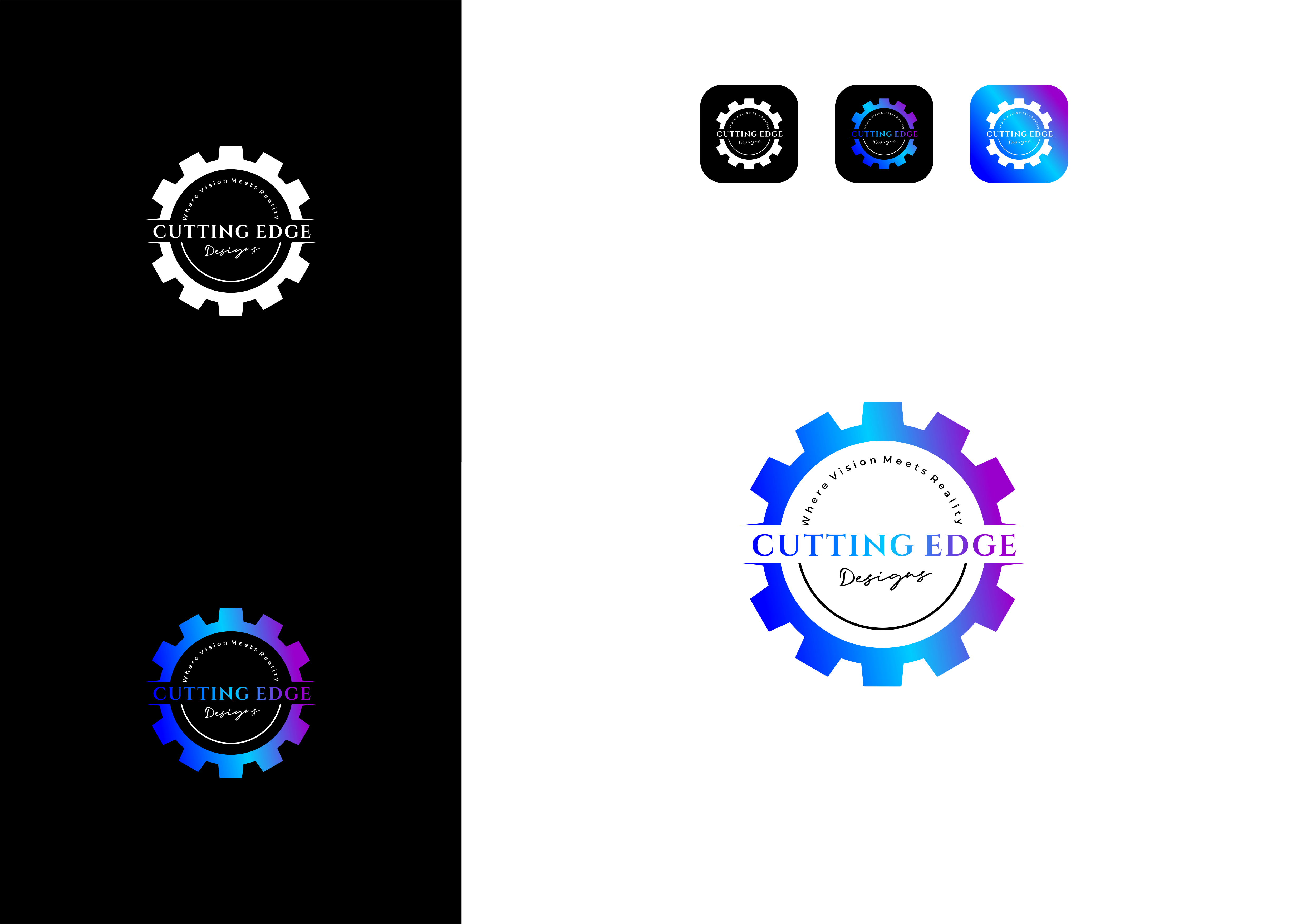 Logo Design by graphics1 for Cutting Edge Designs, Co. | Design #28700749