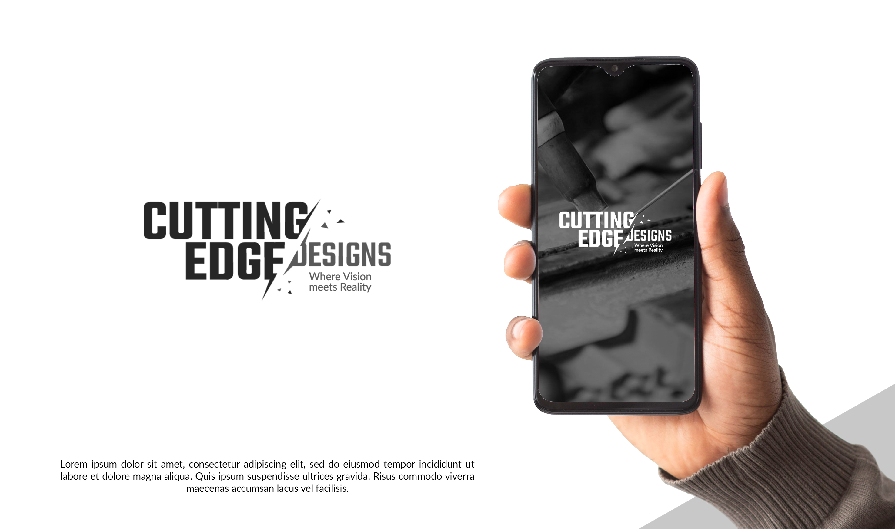 Diseño de Logo por christianpoetoe para Cutting Edge Designs, Co. | Diseño #28666240