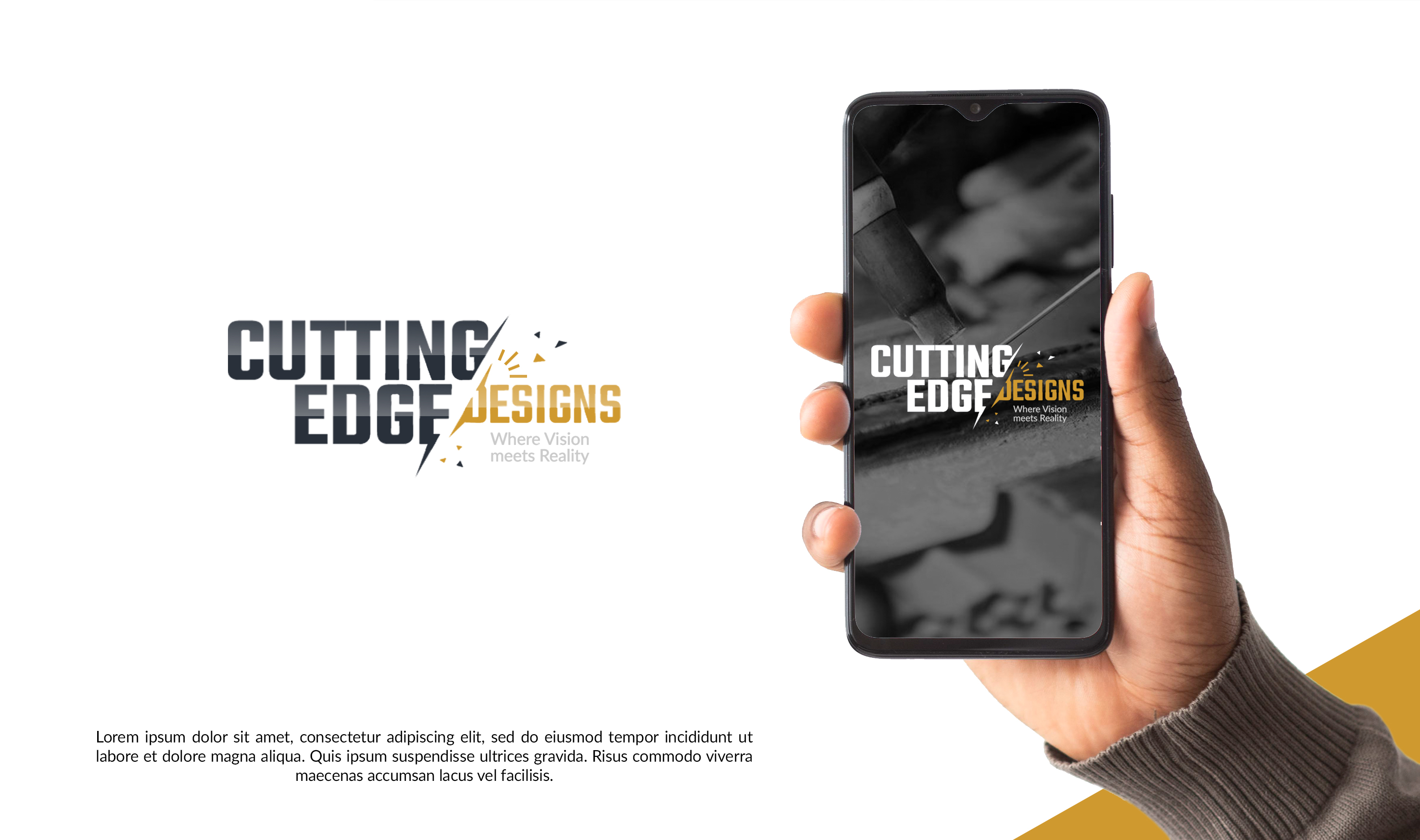 Logo-Design von christianpoetoe für Cutting Edge Designs, Co. | Design #28670526