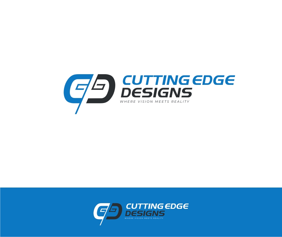 Logo Design by iamrady for Cutting Edge Designs, Co. | Design #28683288